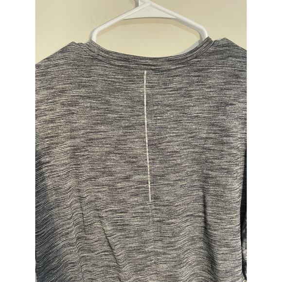 Lululemon Shirt Metal Vent Tech Mens Medium Heather Gray Active Performance - Picture 4 of 7